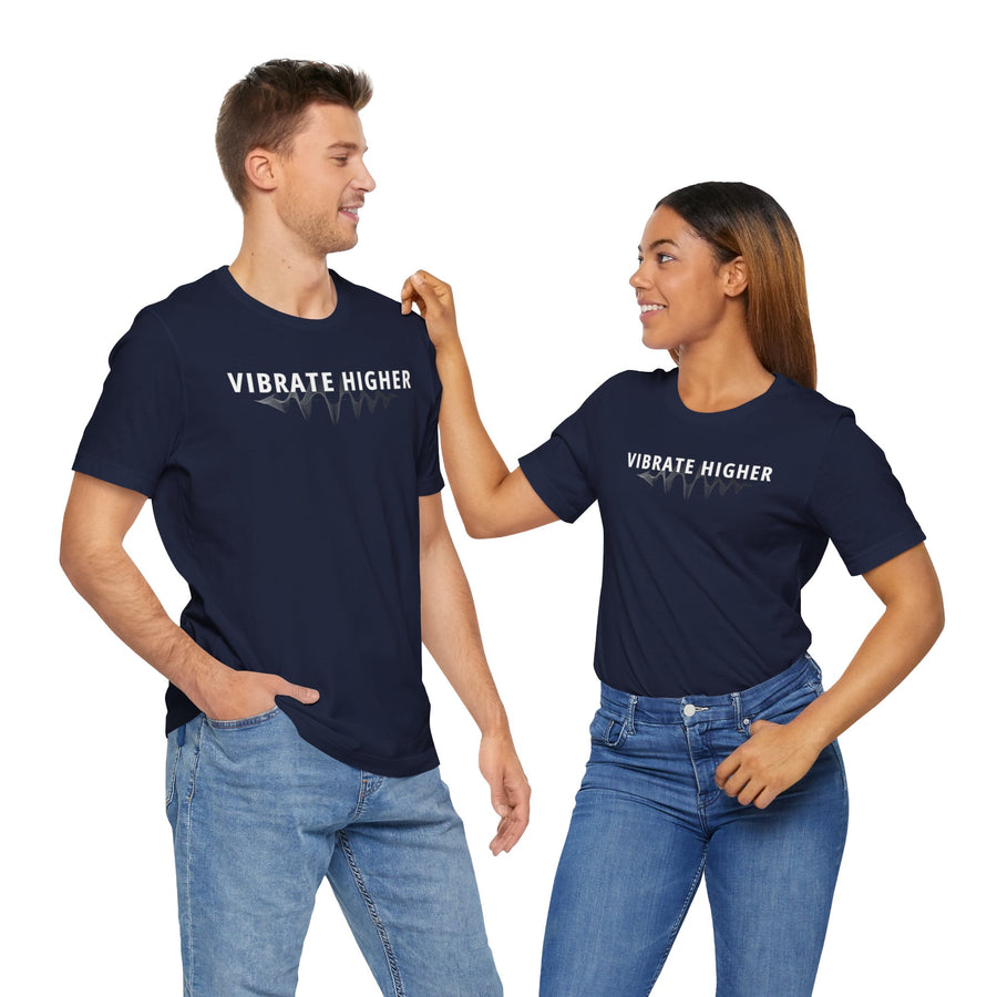Vibrate Higher Tee — Spiritual Vibes Meditation T-Shirt
