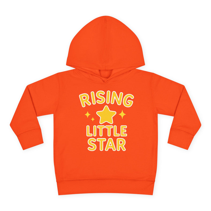 Rising Little Star Toddler Hoodie Yellow Star Pullover for Kids