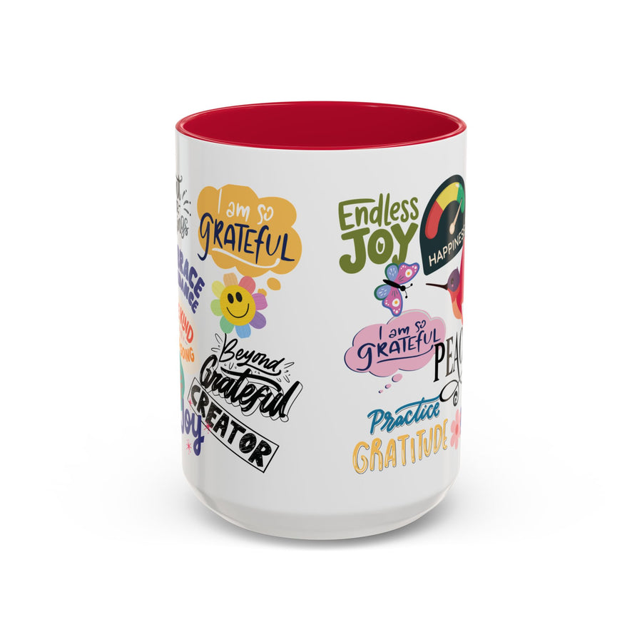 Grateful & Joy Inspirational Coffee Mug (11oz/15oz)