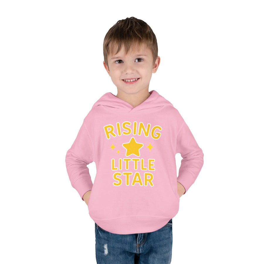 Rising Little Star Toddler Hoodie Yellow Star Pullover for Kids