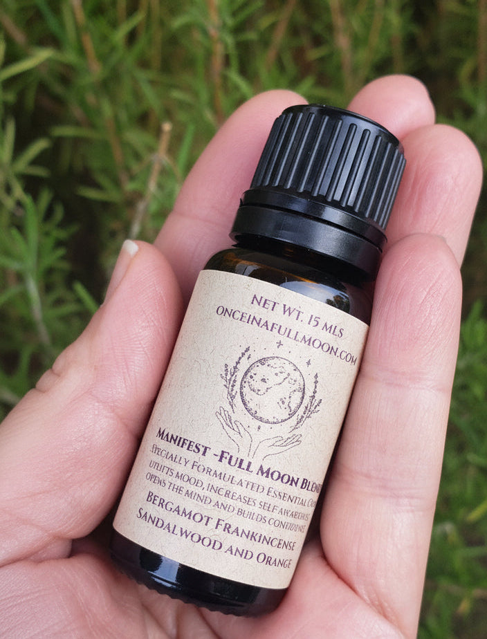 Manifest / Full Moon / Aromatherapy / Therapeutic Grade Active Essential Oil Blend