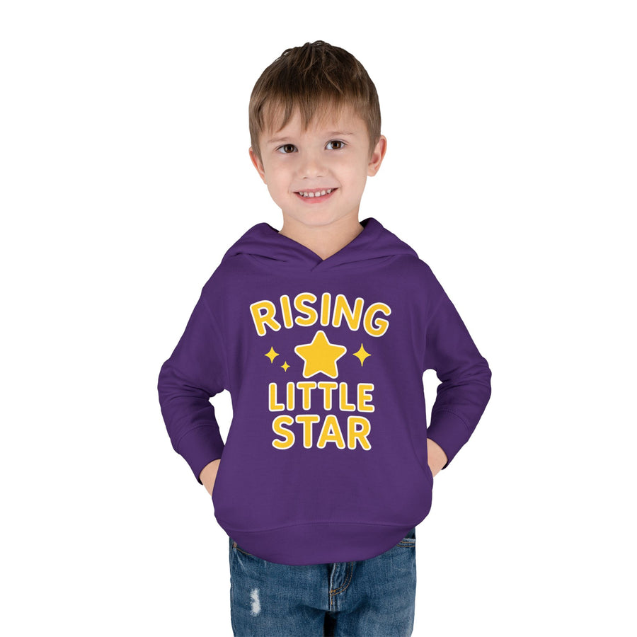 Rising Little Star Toddler Hoodie Yellow Star Pullover for Kids