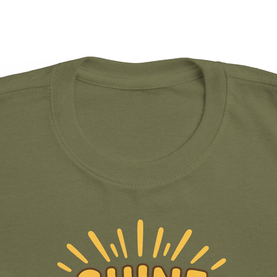 Shine Your Light Toddler T-Shirt — Bright Positive Kids Tee