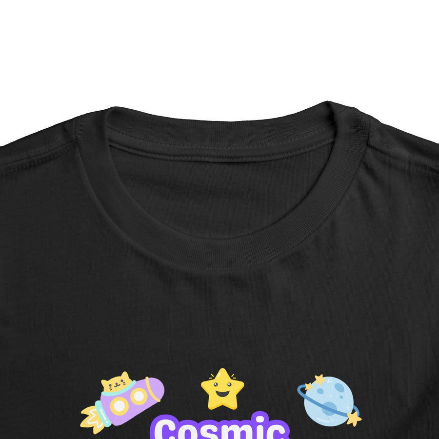 Cosmic Cutie Toddler Tee — Cute Space Graphic Shirt for Kids