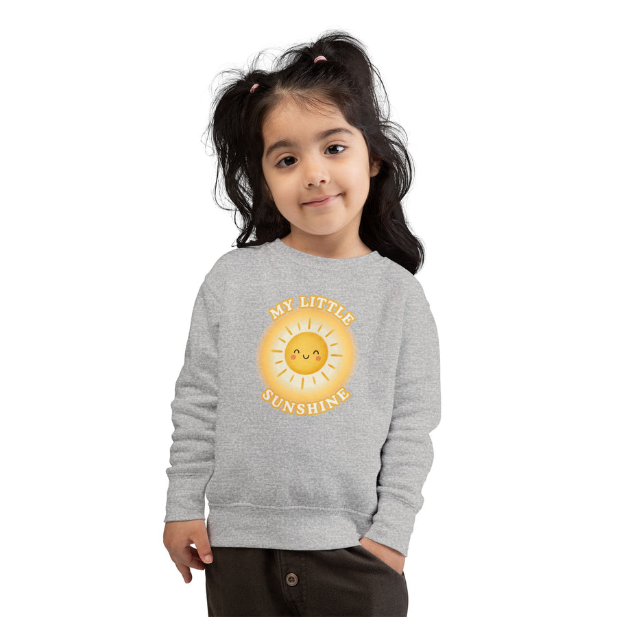 Cute Sun Toddler Sweatshirt - 'My Little Sunshine' Graphic Pullover