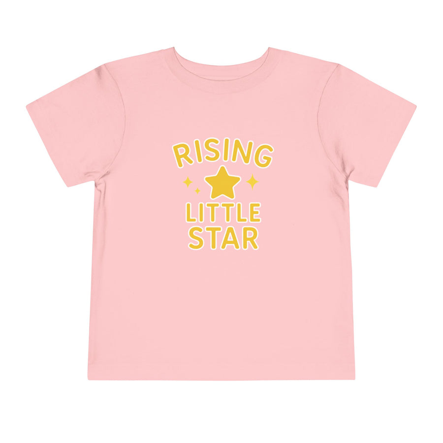 Rising Little Star Toddler T-Shirt – Cute Yellow Star Graphic