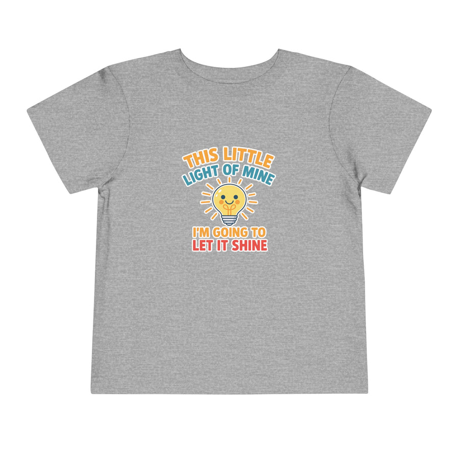 This Little Light of Mine Toddler T-shirt Bright Kids Tee