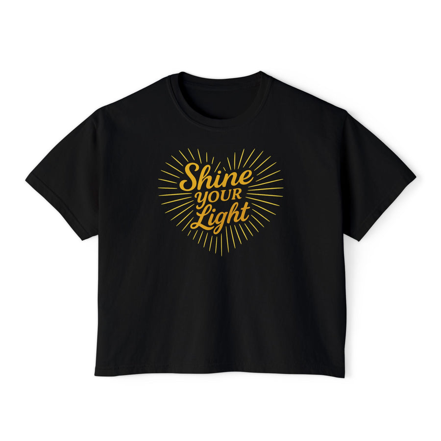 Shine Your Light Heart Women's Boxy Tee