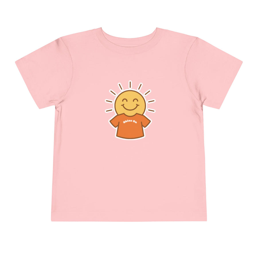 Shine-On Toddler T-Shirt — Happy Sun Smiley Graphic Tee