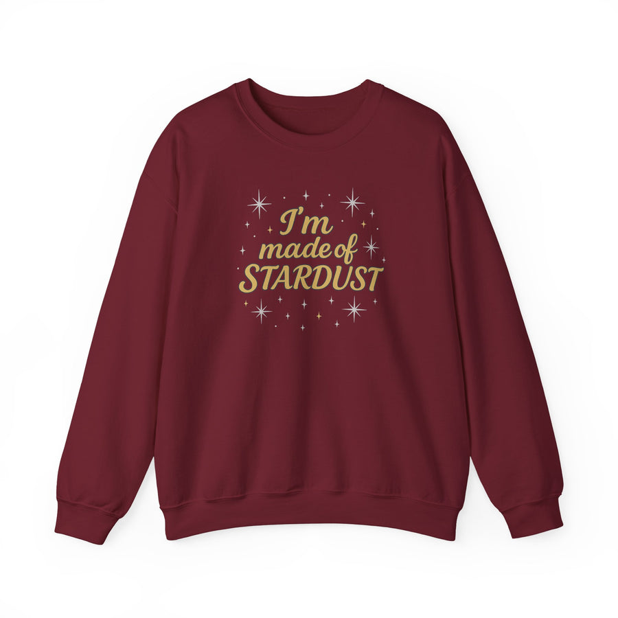 I'm Made of Stardust Crewneck Unisex Sweatshirt Heavy Blend™, Cosmic Gift, Astrology Lover