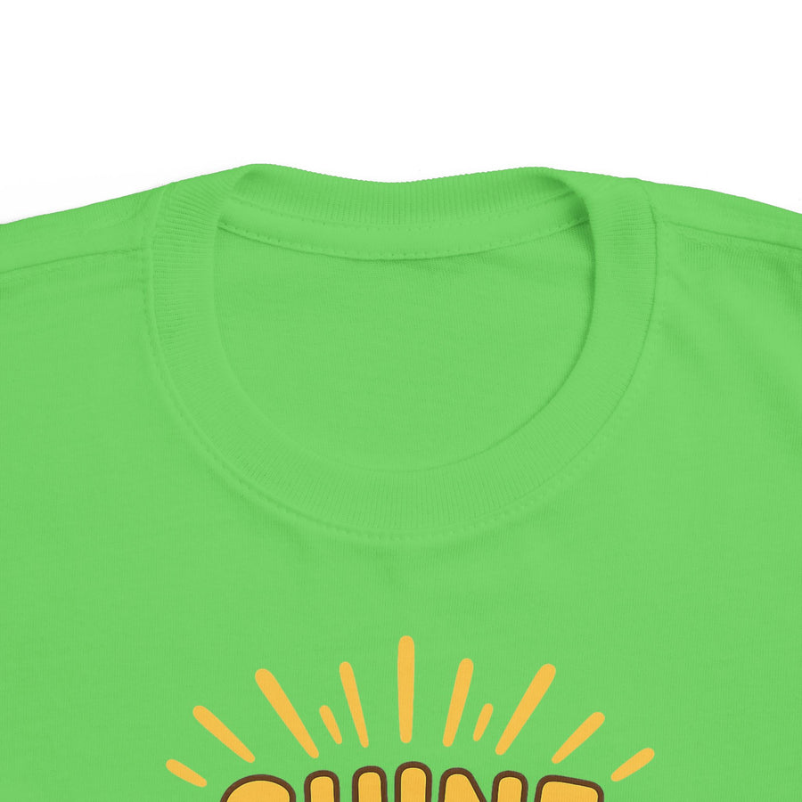 Shine Your Light Toddler T-Shirt — Bright Positive Kids Tee