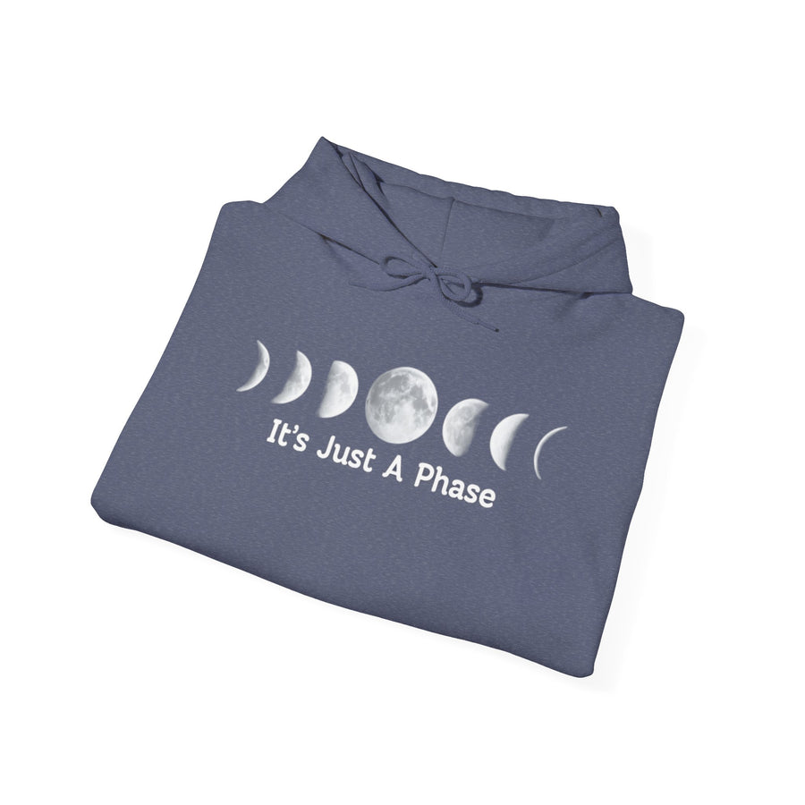 Moon Phases Hoodie - Unisex Cozy Sweatshirt for Astrology Lovers, Spiritual Gift, Relaxed Style