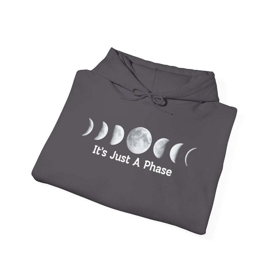 Moon Phases Hoodie - Unisex Cozy Sweatshirt for Astrology Lovers, Spiritual Gift, Relaxed Style