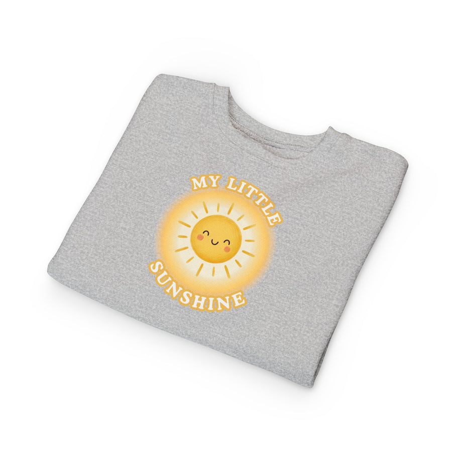 Cute Sun Toddler Sweatshirt - 'My Little Sunshine' Graphic Pullover