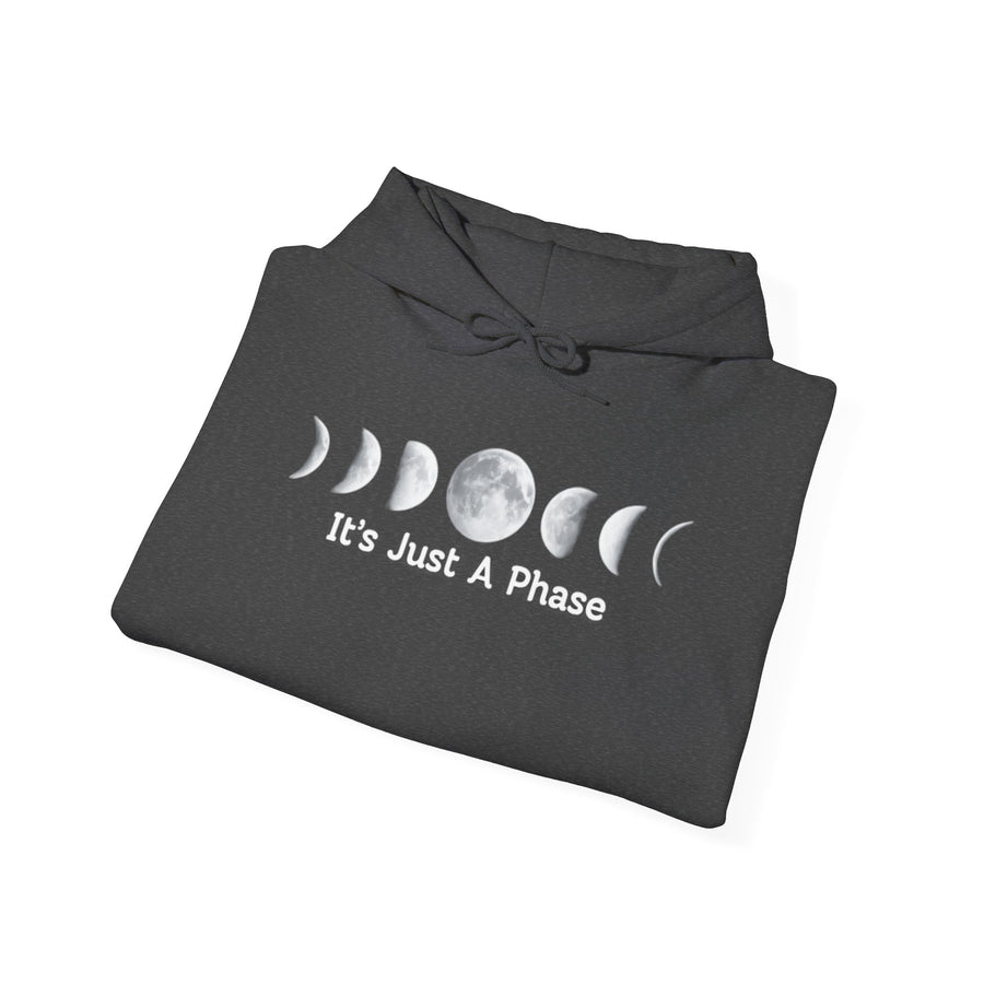 Moon Phases Hoodie - Unisex Cozy Sweatshirt for Astrology Lovers, Spiritual Gift, Relaxed Style