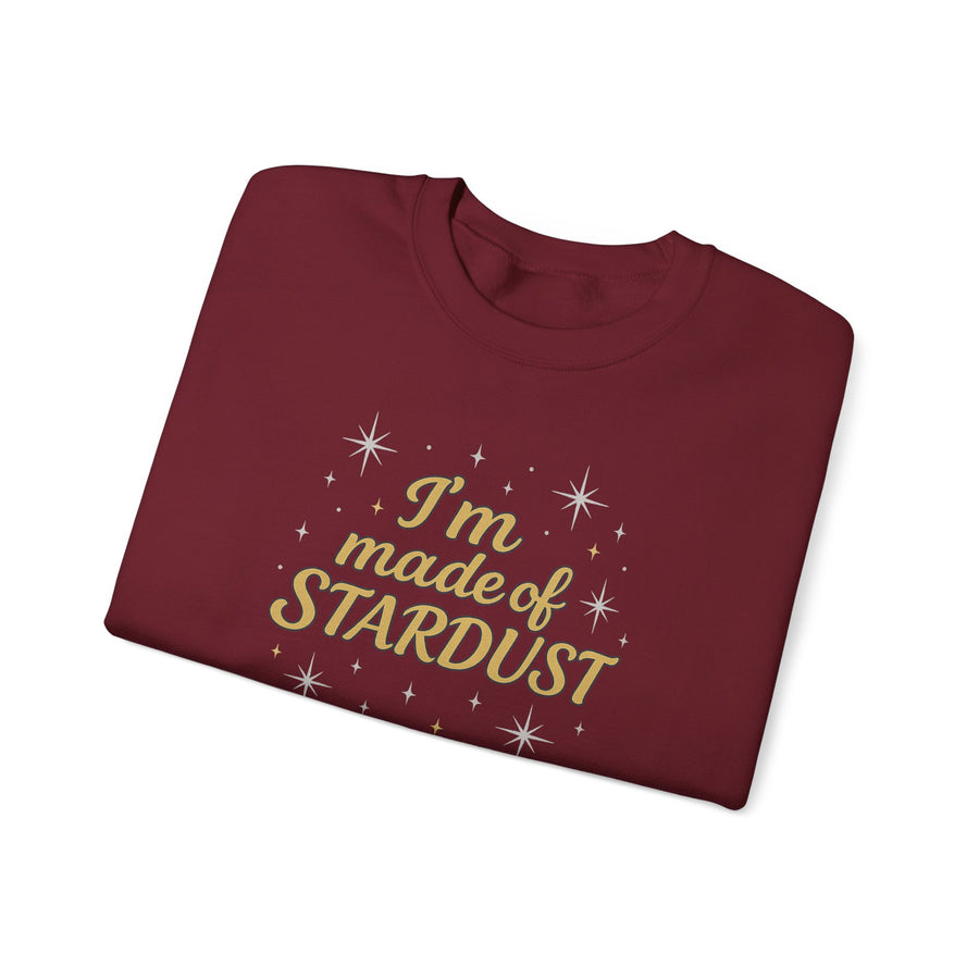 I'm Made of Stardust Crewneck Unisex Sweatshirt Heavy Blend™, Cosmic Gift, Astrology Lover