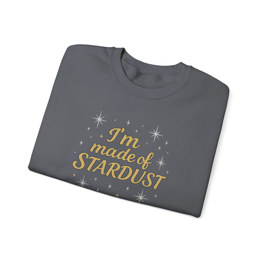 I'm Made of Stardust Crewneck Unisex Sweatshirt Heavy Blend™, Cosmic Gift, Astrology Lover