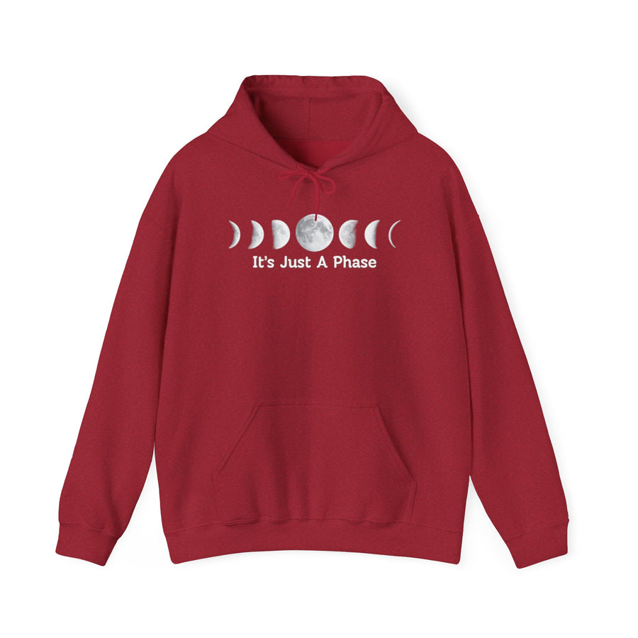 Moon Phases Hoodie - Unisex Cozy Sweatshirt for Astrology Lovers, Spiritual Gift, Relaxed Style