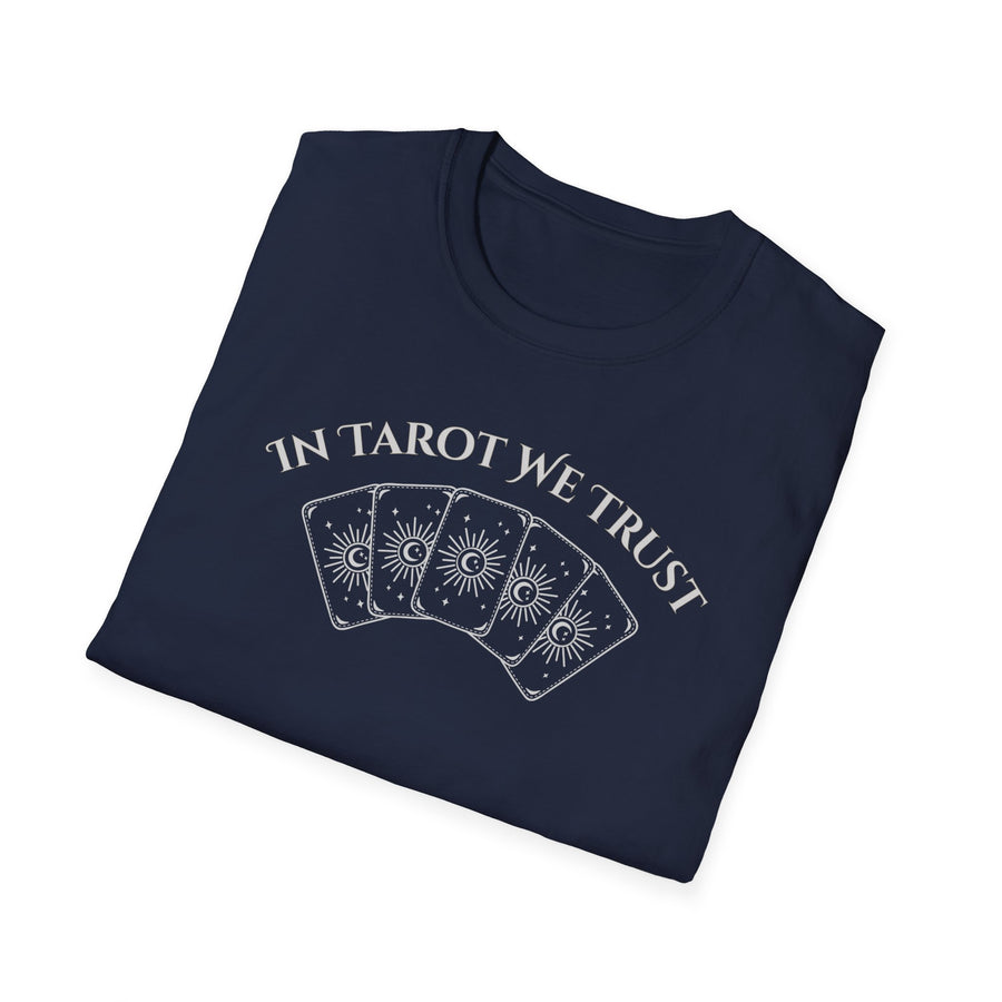 In Tarot We Trust tee | Tarot Card Illustration T-Shirt