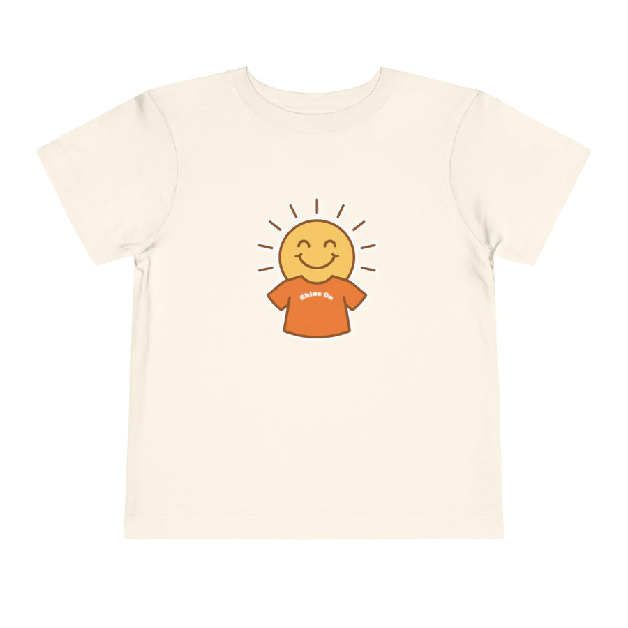Shine-On Toddler T-Shirt — Happy Sun Smiley Graphic Tee