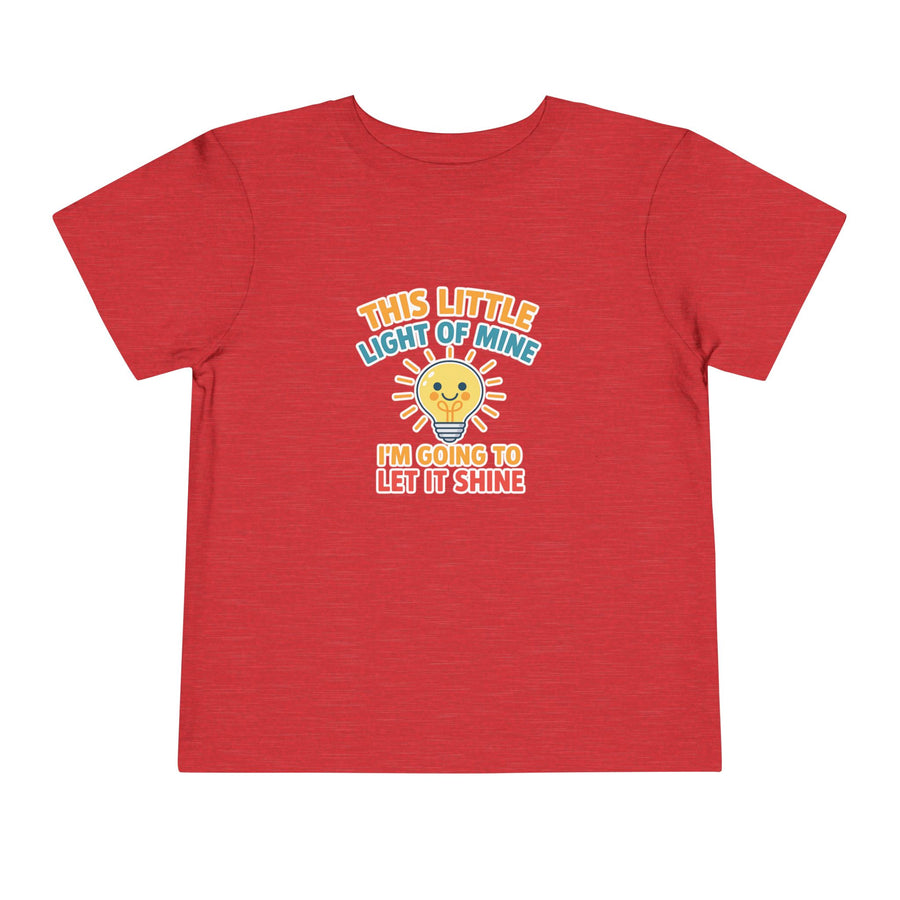This Little Light of Mine Toddler T-shirt Bright Kids Tee