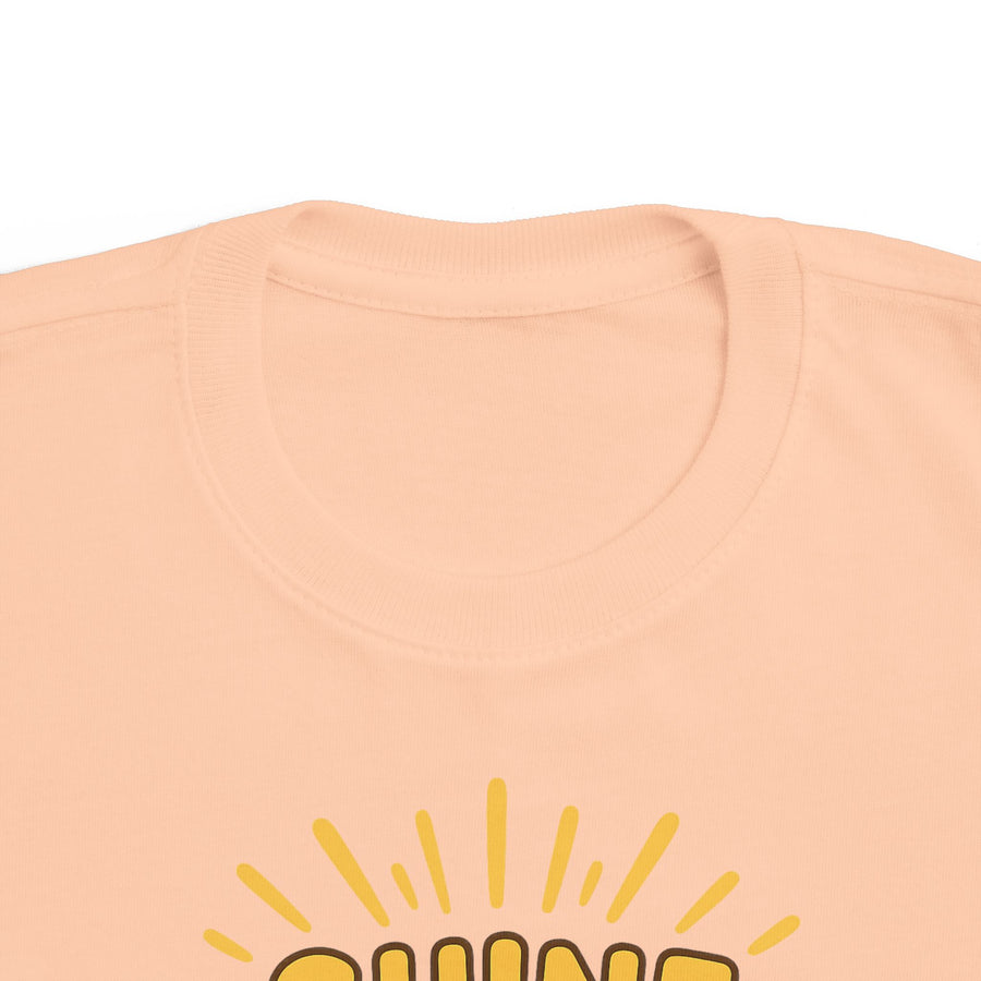 Shine Your Light Toddler T-Shirt — Bright Positive Kids Tee