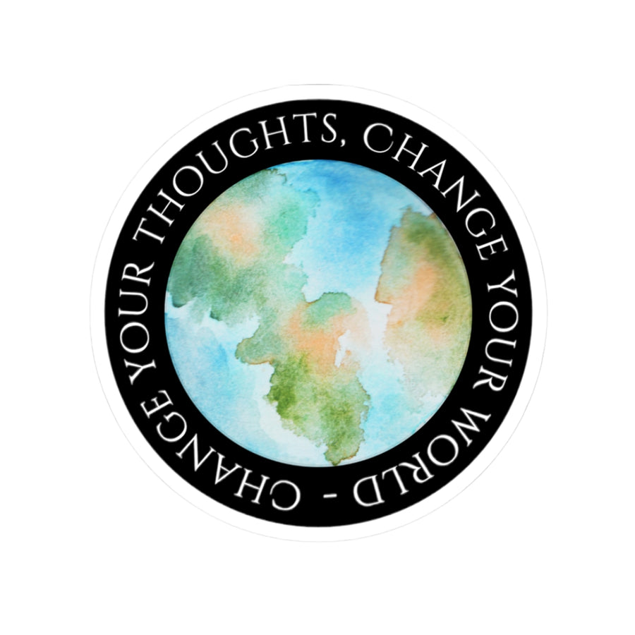 Change Your Thoughts and Change Your World Sticker Mindset Motivational