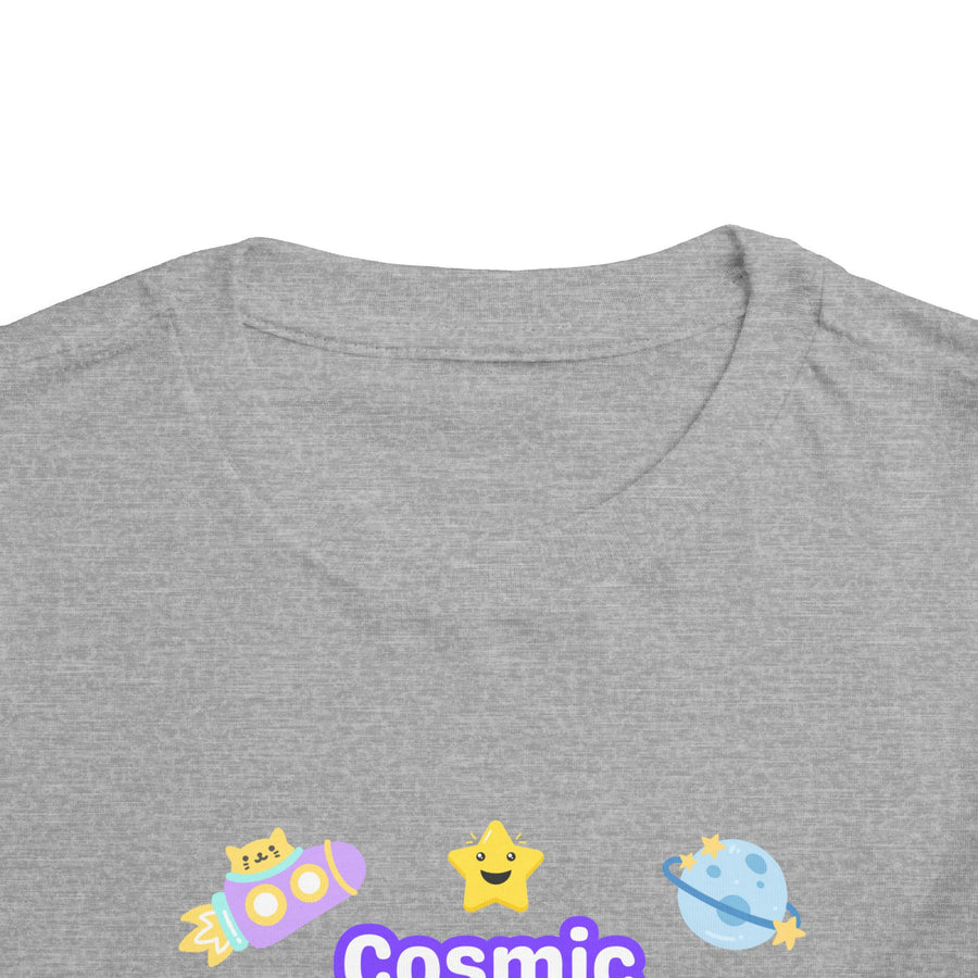 Cosmic Cutie Toddler Tee — Cute Space Graphic Shirt for Kids