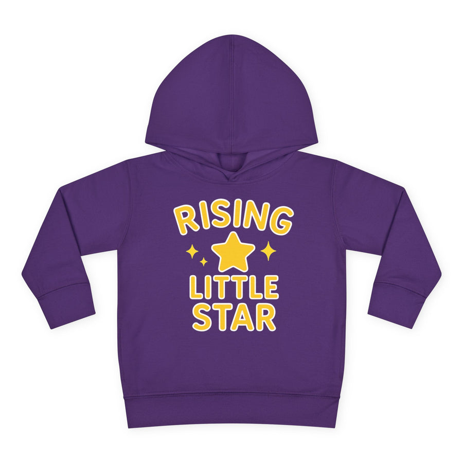 Rising Little Star Toddler Hoodie Yellow Star Pullover for Kids