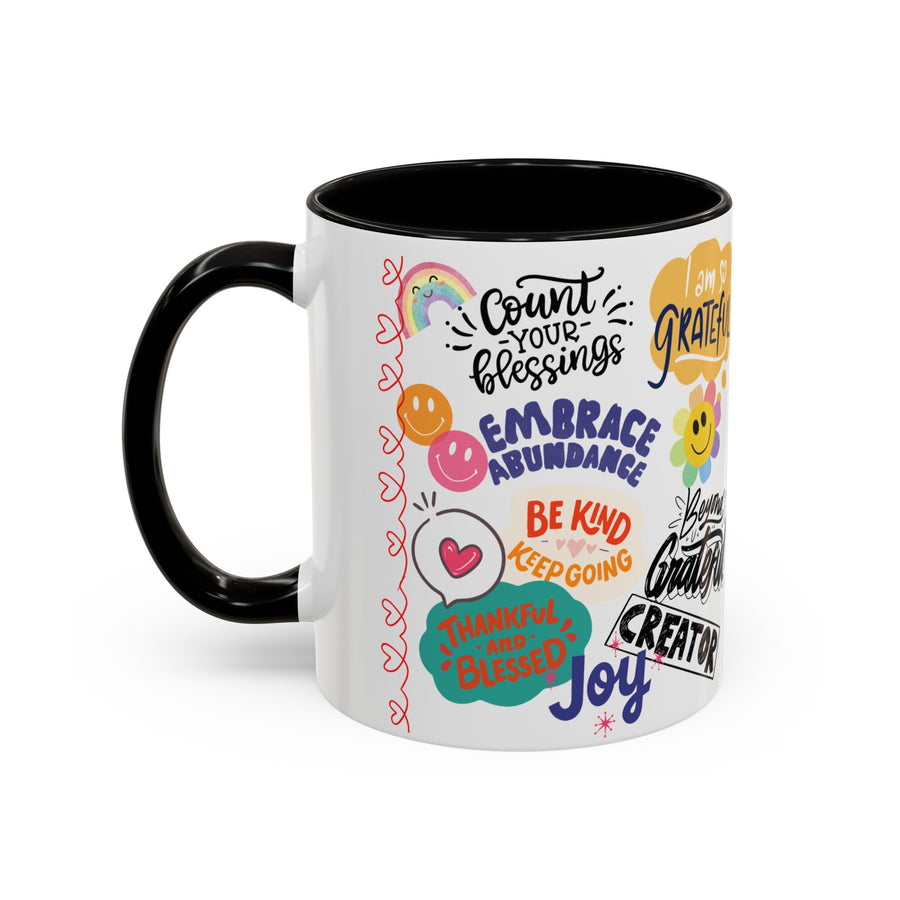 Grateful & Joy Inspirational Coffee Mug (11oz/15oz)