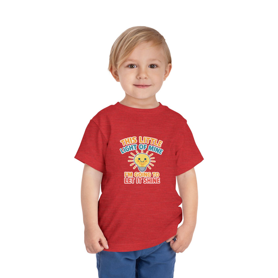 This Little Light of Mine Toddler T-shirt Bright Kids Tee