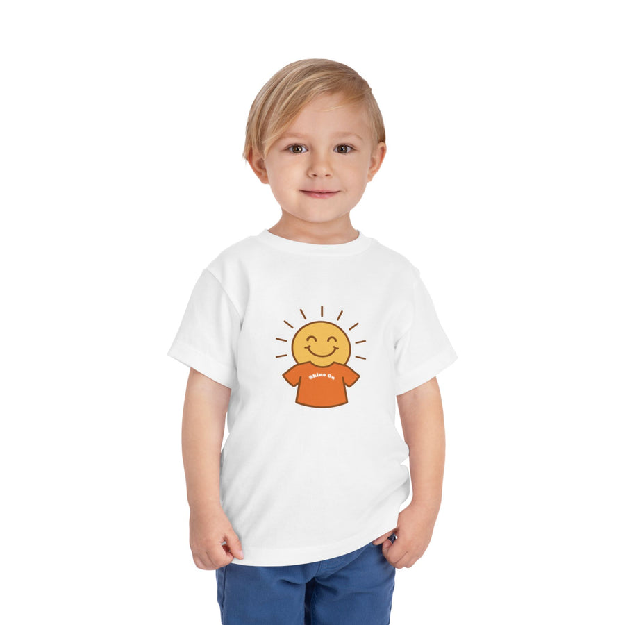 Shine-On Toddler T-Shirt — Happy Sun Smiley Graphic Tee