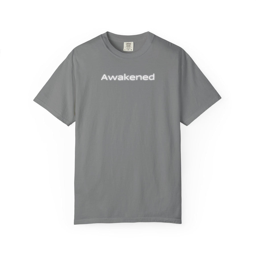 Awakened T-shirt - Unisex Garment-Dyed Spiritual Tee