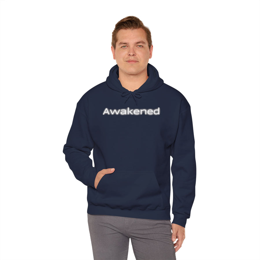 Awakened Unisex Heavy Blend Hoodie, Cozy Sweatshirt, Casual Wear, Spiritual Gift