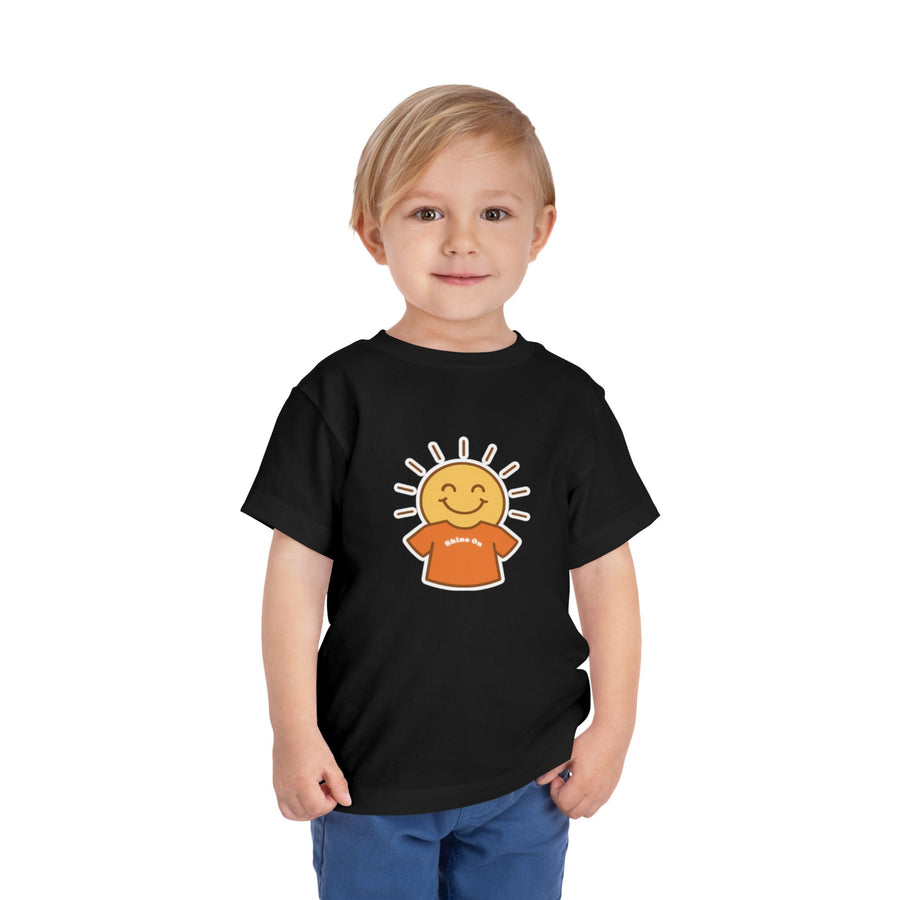 Shine-On Toddler T-Shirt — Happy Sun Smiley Graphic Tee