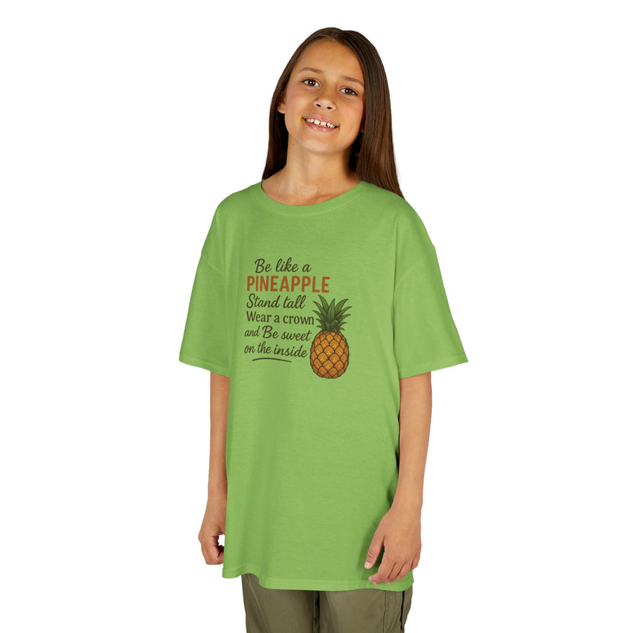 Be Like A Pineapple Positive Message Kids Tee