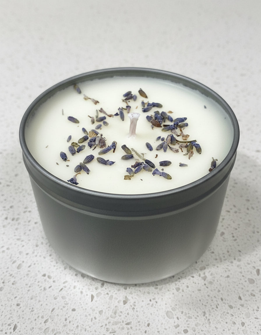 Intention New Moon Calm Clarity Soy Wax Candle Tin 6.75 ozs