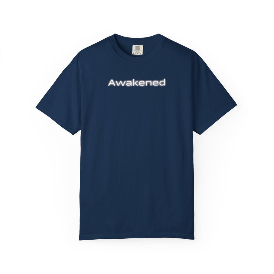 Awakened T-shirt - Unisex Garment-Dyed Spiritual Tee