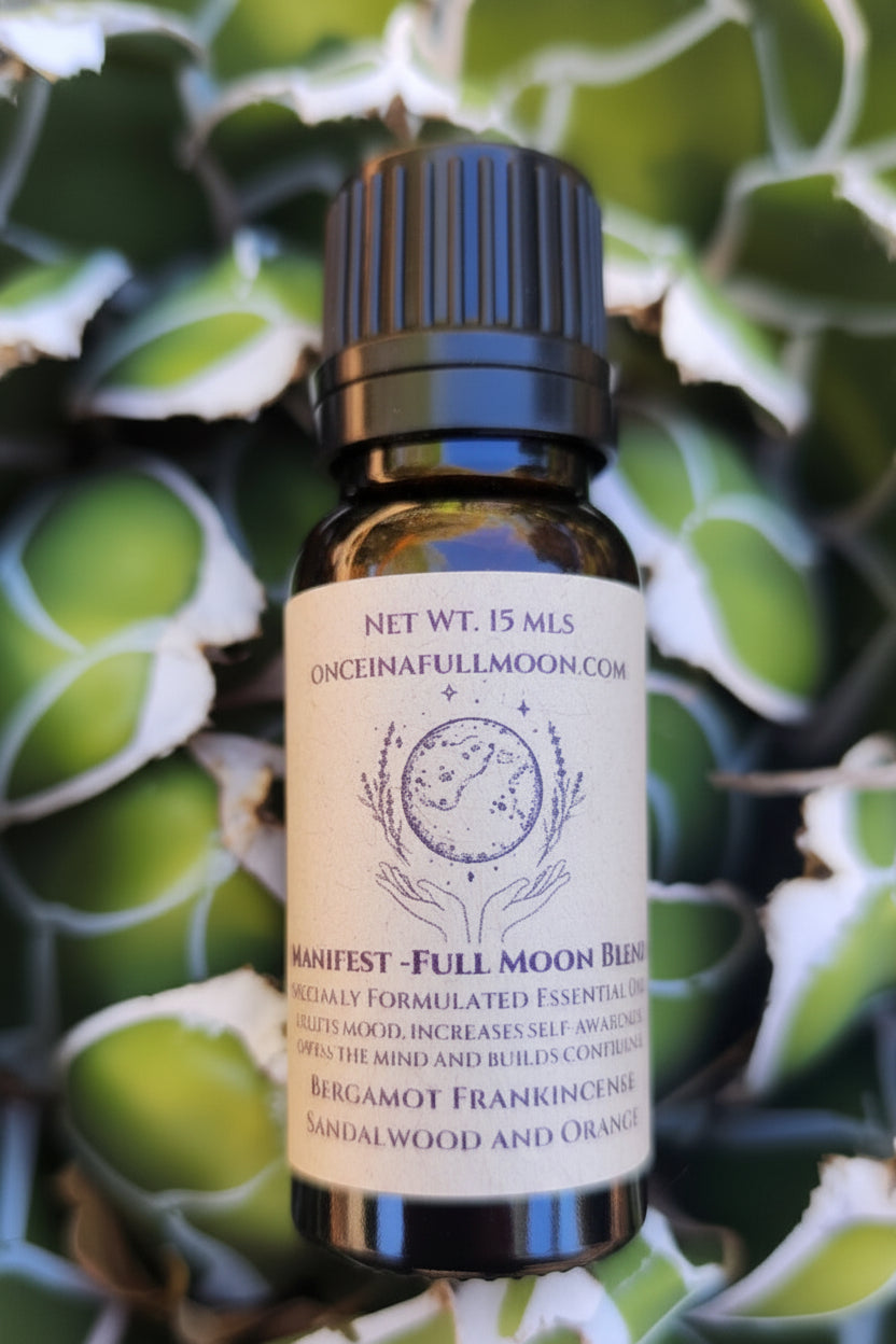 Manifest / Full Moon / Aromatherapy / Therapeutic Grade Active Essential Oil Blend